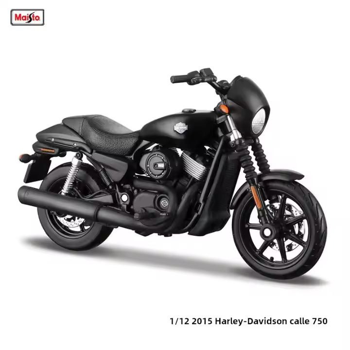 Modelo Estático De Motocicleta Maisto 1:12 Harley Davidson 2017 Road King Special Colectible Juguete Para Adultos Y Niños - 1