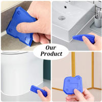 Kit De 4 Herramientas Para Sellar Juntas De Silicona Espátula Repartidor Limpiador De Bordes Para Azulejos Y Reparación - details 1