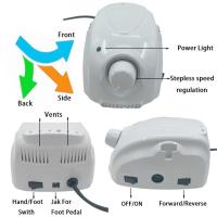 Set De Taladro De Uñas Eléctrico STRONG 210 65W Control Box 35000RPM Alta Calidad Manicura Herramienta Para Taladrar Uñas - details 7