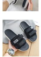 Zapatillas De Hombre Para Exterior E Interior Antideslizantes Con Suela Suave Cierre De Ganchillo Sandalias De Playa Estilo Casual Para Verano - details 19