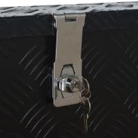 vidaXL Caja de aluminio 485x140x200 mm negra - details 5