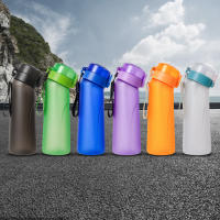 Botella Deportiva De Agua Con Sabor 650ml Con Cubos De Fragancia De Frutas Para Exteriores Camping Fitness Moda - details 3