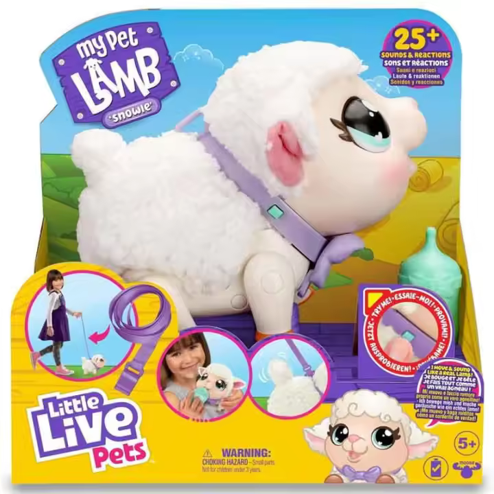 Little Live Pets My Little Lamb Snowie (Famosa LPK00010) FAMOSA - 1