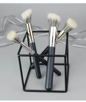 Cepillo De Maquillaje Angulado Para Rostro Pincel De Estilista De Cerdas De Ganso Multiusos Para Blush Polvo Y Contorno - details 12