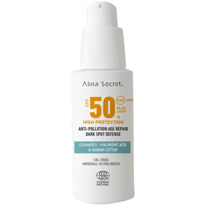 Alma Secret Crema Facial con Alta Protección Solar SPF50 50ml - 1