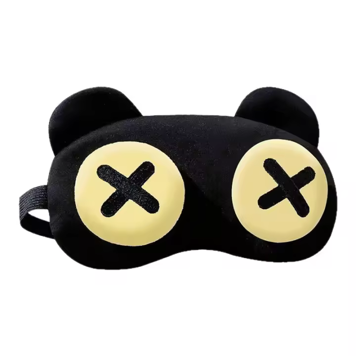 Cute Eye Mask for Sleeping - Soft Lightweight Eye Cover with Adjustable Strap, Funny Sleep Mask, Eyeshade Covers, Sleeping Mask for Kids Women Men Travel Nap Blindfold Game - 1