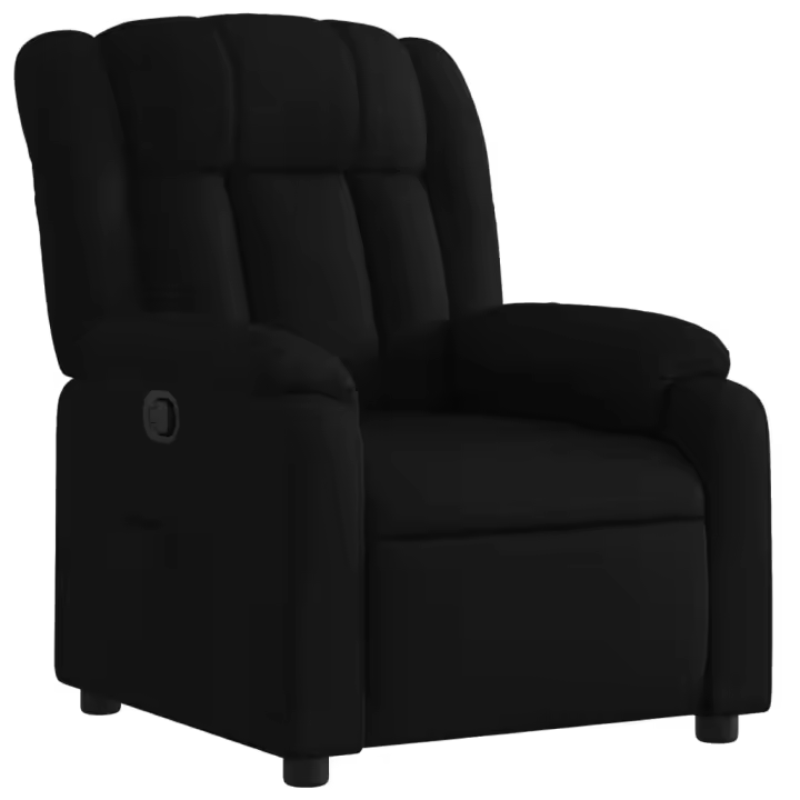 vidaXL Sillón reclinable de tela Gris claro, Gris oscuro, Negro Sillon Dormitorio Sillon Comodos Silla Relax Sillón Sofá - 1
