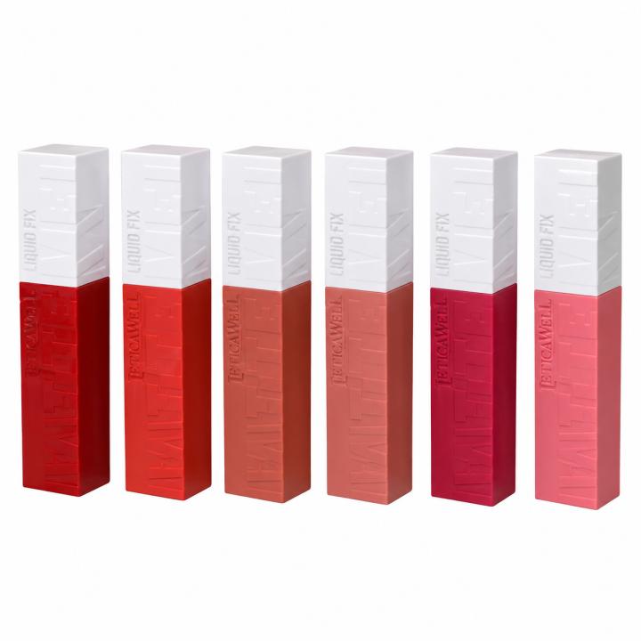 Pack 6 Pintalabios Líquidos Hidratantes | Set Gloss Profesional Tonos Nude, Rosa y Rojo | Maquillaje Labios Larga… — oferta en Miravia