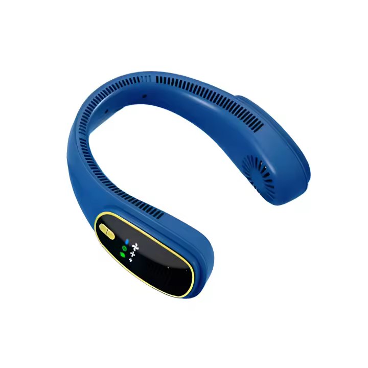 Ventilador de Cuello portáthil, Manos gratis, USB, recargable, sin Aspas, ventilador Personal Silencioso y portáthil PARA EL Aire Libre, Viajes de Oficina - 1