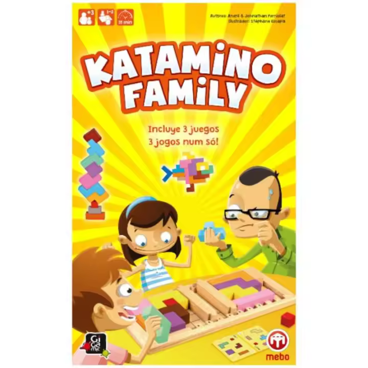 Gigamic Juego de Mesa Katamino Family - Rompecabezas y Construcción para Toda la Familia - 1