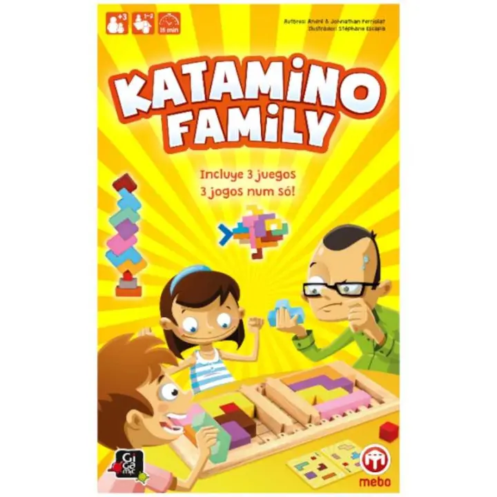 Gigamic Juego de Mesa Katamino Family - Rompecabezas y Construcción para Toda la Familia - 1