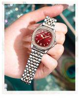 Reloj De Mujer CHENXI Lujo Con Rhinestone Resistente Al Agua Y Luz Luminosa Cuadrado Reloj De Pulsera De Cuarzo Para Damas - details 5