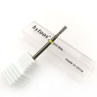 HYTOOS XF Broca De Uñas De Carburo 3/32" Herramienta De Manicura Para Rotar Accesorios De Uñas Cortador De Cutícula Bit De Uñas - details 3