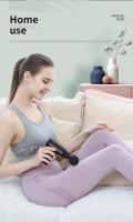 MISTIK Pistola Masajeadora Celulitis Contractura 4 Cabezales Relajacion Muscular Masaje Para Alivio Del Dolor Músculos Para Dolor 6 Niveles Ajustables 4 Cabezas de Masaje Envio desde España garantia 1 año Regalo Mujer Hombre - details 0