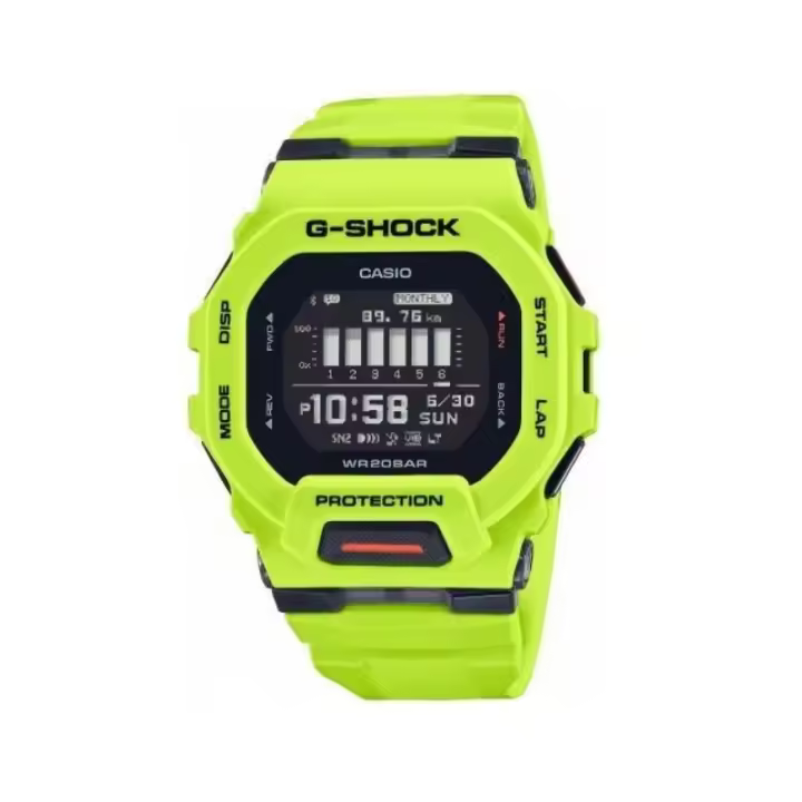 Reloj Casio G-SHOCK G-SQUAD GBD-200-9ER - Diseño Elegante - Bluetooth - Medición Velocidad - Auto Lap - Calorías - 1
