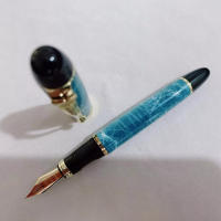 Nuevo Jinhao X450 Pluma Fuente Metálica 0.7mm Nib Caligrafía Práctica Pluma De Negocios Firmar Oficina Suministros Clásicos De Estación - details 1