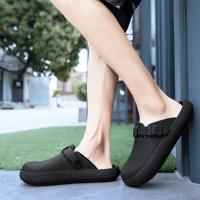 Zapatillas De Hombre EVA Ligera Y Transpirable Zapatillas De Playa Impermeables Y Antigolpes Para Exterior Clogs Pareja Sandalias Casuales Para Jardín - details 13