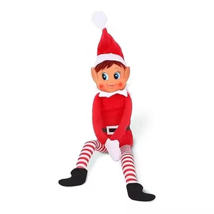 Elves Behavin' Badly Niña Elfa Roja de Cuerpo Largo 30 cm con Sombrero 46502 - 1