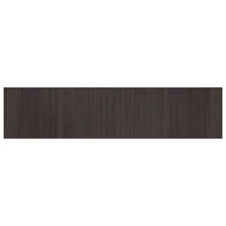 vidaXL Alfombra rectangular bambú 70x300 cm Color Negro,  Natural,  Marrón y mas Alfombras de área  Alfombra de Piso para Sala de Estar Dormitorio Habitación Salón - 1