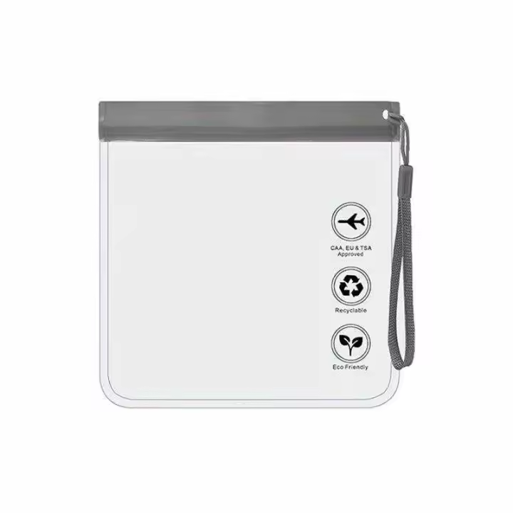 IMAXWAVE Bolsa de Viaje Líquidos Transparente Gris - 1