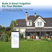 Temporizador De Riego Inteligente Insoma Zigbee 1/2 Maneras Sistema De Riego Por Goteo Para Jardín Programable IPX5 Con Control Por Voz Alexa Y Google Assistant - details 11