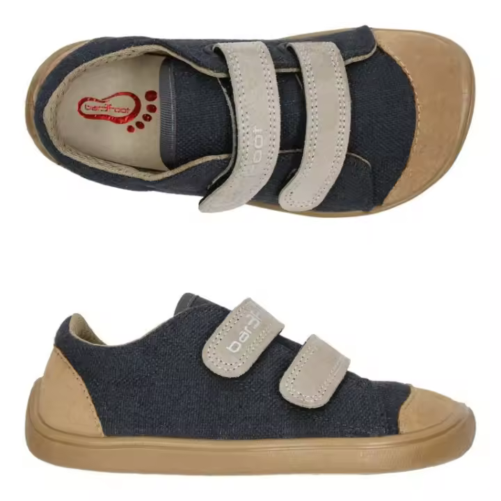 Zapatillas Bar3foot Elf Denver gris oscuro y marron calzado respetuoso de la marca Bar3foot mu comodos y ligeros - 1