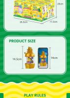 SpongeBob Caja Sorpresa Figura De Colección De Casa De Piña Feliz Modelo De Escritorio Para Niños Juguetes Regalo 6 Estilos - details 5