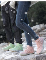 Botas De Nieve Impermeables Para Hombres Invierno Zapatos De Acampar Hasta La Rodilla Con Peluche Cálido Adecuadas Para Parejas Y Senderismo - details 4