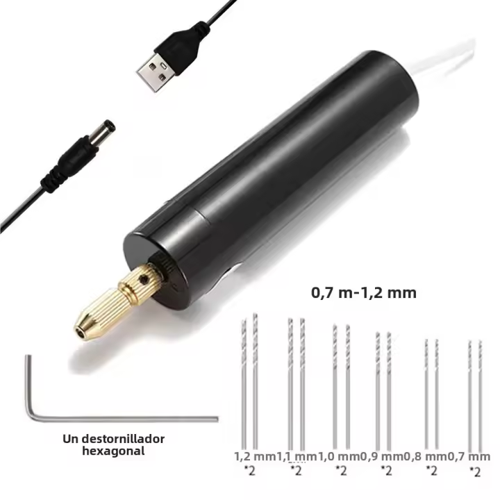 Mini Taladro Eléctrico Portátil JANGKLIFE Para Joyería Y Artesanía En Madera Herramienta De Grabado Rotatoria Para Hacer Resina Epoxy DIY - 1
