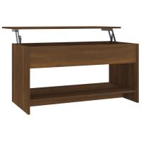Vidaxl Mesa de Centro de Madera de Ingeniería 102x50x52,5 Cm Blanco - details 3