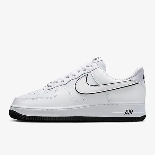 Nike Air Force 1 '07 Blanco/Blanco/Negro  DV0788-103 para hombres - 1
