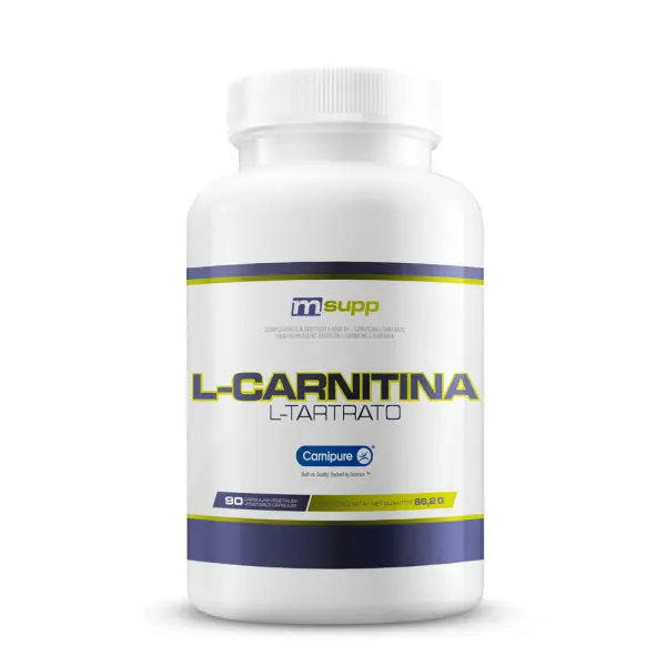 L-Carnitina Carnipure® L-Tartrato 1500mg - 90 Cápsulas Vegetales MM Supplements - 1