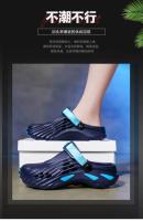 Clogs De Verano Para Hombres Talla Grande Sandalias Deportivas Clásicas Pantuflas De Playa Y Hogar Slides Cómodas Zapatillas De Lujo - details 1