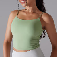 Top De Yoga Para Mujer Fitness Deportivo Push up Cómodo Reversible Brocado Top De Deporte Crop Top Para Gimnasio Y Running - details 31