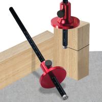 Máquina De Dibujo En Línea Para Carpintería Con Doble Escala Británica Función De Marcado Paralelo Doble Mortero Y Tenón Herramienta De Bricolaje Para El Hogar - details 0
