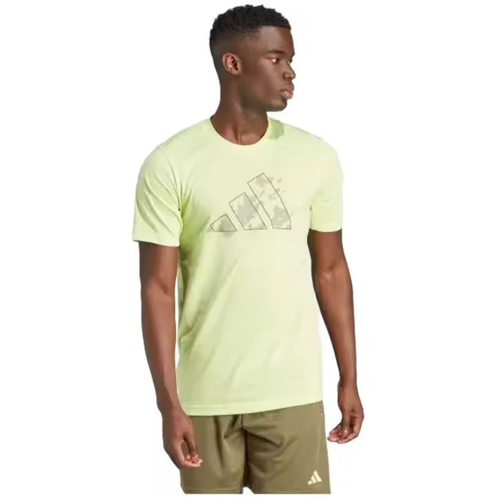 Camiseta de Manga Corta Adidas Tr-Es+ Tee para hombre en color verde - 1