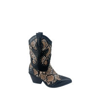 MODELISA Bota Cowboy Campera Con Tacón Ancho Estampado Animal Print Estilo Casual Para Mujer - details 1