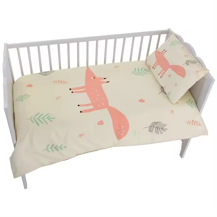Funda Nórdica para Cuna de Bebé 100% Algodón Modelo Zorrito Dhestia Home Comprar Funda Nórdica para Cuna de Bebé 100% Algodón Modelo Zorrito 00433 - 1