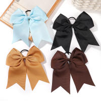 1PC Cinta De Cabello Elástica De 6 Pulgadas Para Niñas Color Sólido Gran Lazo Cinta De Goma Accesorio Para El Cabello Moda Infantil - details 7