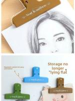 Organizador De Archivos De Scrapbooking Con Clip Magnético Portador De Documentos Retro De Plástico Para Oficina Suministros De Papelería - details 10