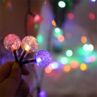 Lámparas De Bolitas Solares Para Exterior Cadena De Luces Impermeables Agua Cristal Navidad Fiesta De Jardín Decoración De Vacaciones - details 13
