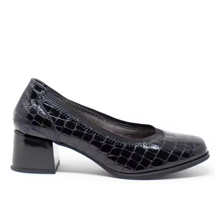 Zapatos casual mujer AMARPIES AMD25381 ZAPATO TACON BAJO COCO NEGRO 30676 23I - 1