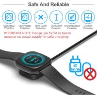 Paquete de 2 cables de carga compatibles con los relojes inteligentes Fitbit Sense/Sense 2 y Versa 4/Versa 3 (1 m/30 cm) - details 1