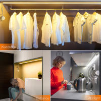 Tira De Luz LED COB Con Sensor De Movimiento PIR USB Para Iluminación Neón Debajo De Armario Cocina Biblioteca Y Pasillo - details 5