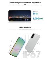 Teléfono Móvil Samsung Galaxy A56 5G Smartphone Versión Global, 8+256GB, Awesome Intelligence IA, Pantalla 6.7" Super AMOLED FHD+ 120Hz, Cámara principal 50MP+12MP+5MP, Batería 5000 mAh, Procesador Octa-core Exynos 1580, IP67 - details 9