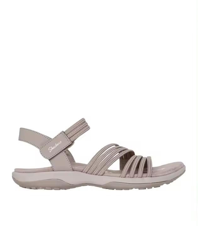 Sandalias mujer Skechers Reggae Slim Coffee Run 163573 elástica en taupe - 1