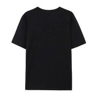 Camiseta De Algodón Grueso Para Hombre Con Estampado De Oso Violento Cuello Redondo Manga Corta Estilo Casual De Moda Americana Para El Verano - details 16