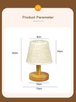 Lámpara De Mesa Nórdica Plegable Con USB 5V Y 220V Luz Nocturna Para Dormitorio Arte Ambiente Decoración Del Hogar Lámpara De Escritorio - details 5