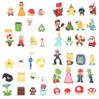 Set De 48 Figuras De Acción Super Mario Bros En PVC Luigi Yoshi Donkey Kong Set De Juguetes Para Niños Regalo De Cumpleaños - details 2