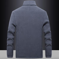 Chaqueta De Piel De Oveja Para Hombres Con Forro De Poliéster Y Algodón Chaqueta Deportiva Cálida Talla Grande L-4XL Para Invierno - details 3